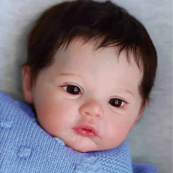 🆕20-Inch Girl Soft Silicone Vinyl  Toddler Handmade Newborn Reborn Baby  Doll - Picture 3 of 7